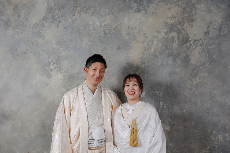 にっこり笑顔で