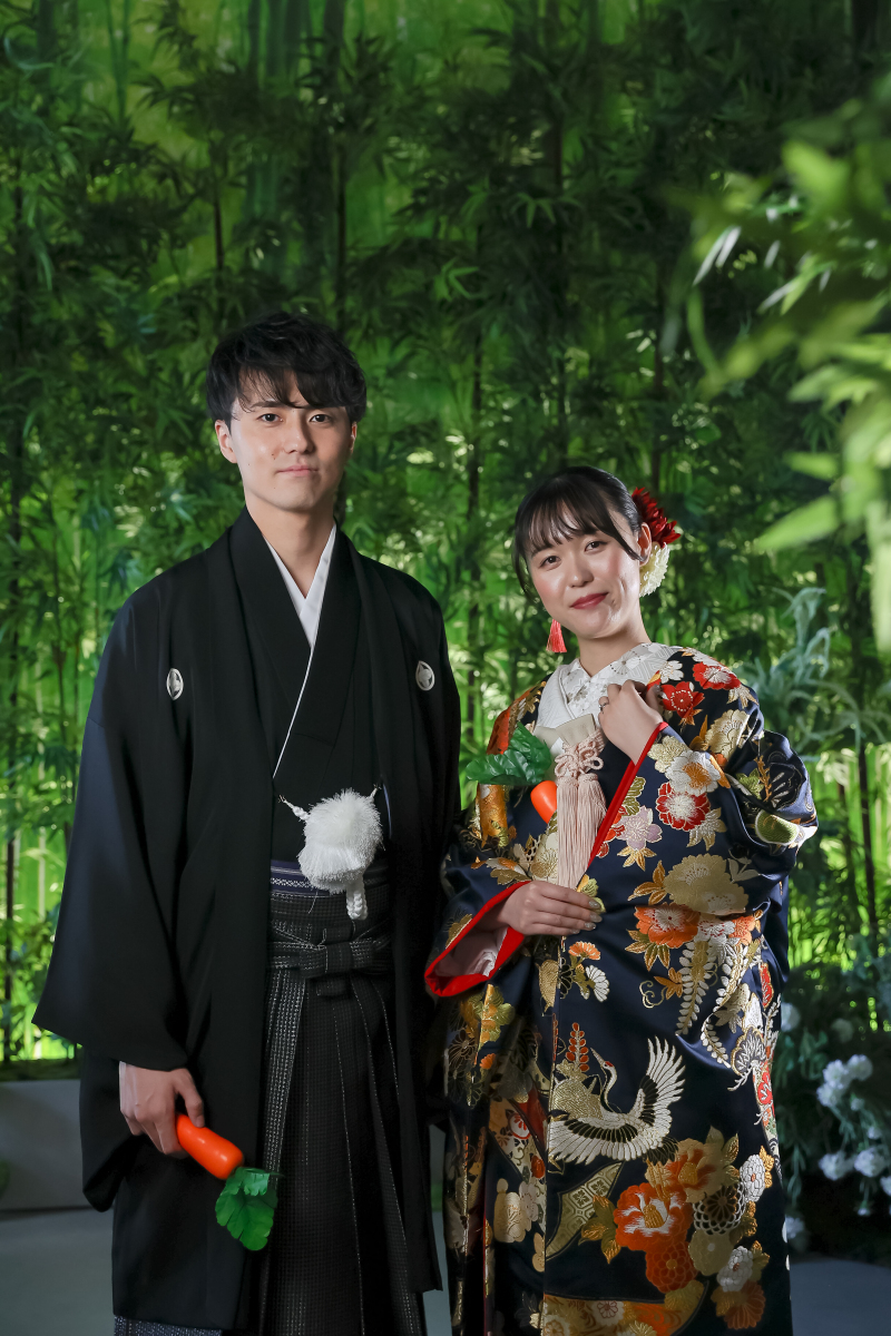 最後もニンジンで