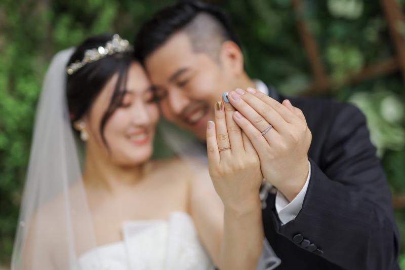 指輪に込めた想いも写真に残して