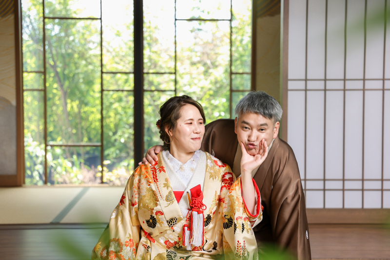 着飾らないお二人