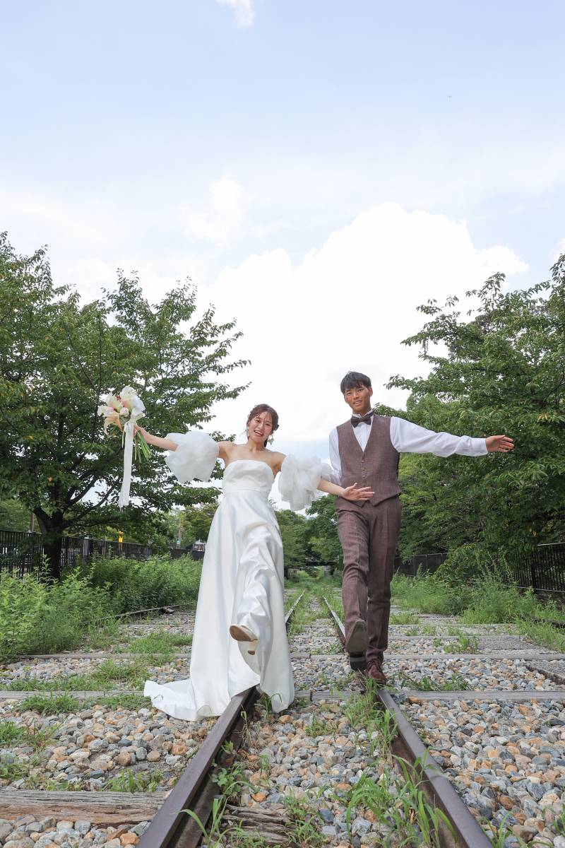 同じポーズで。