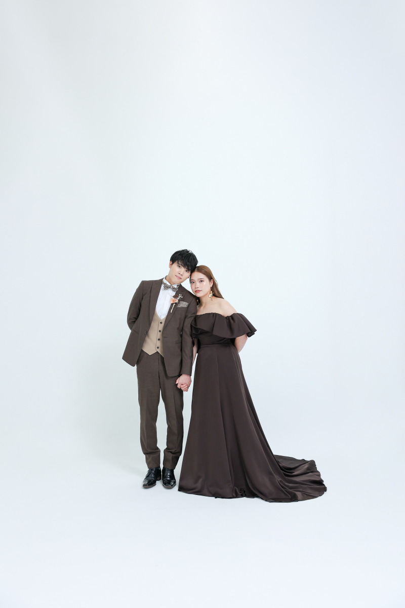 ブラウンで統一感。