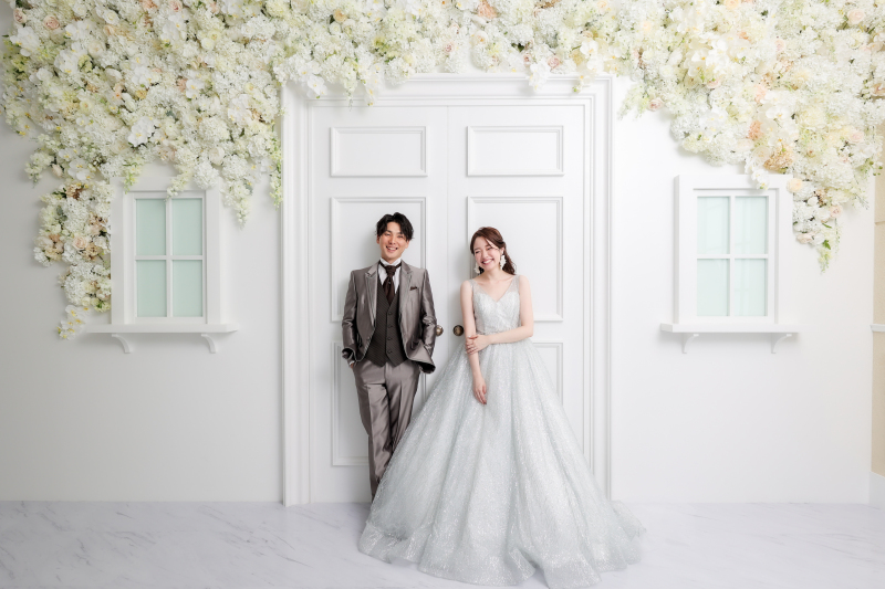 真っ白なブースで韓国風の一枚