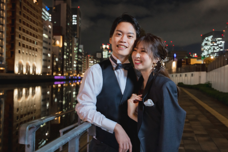 ナイトでしか撮れないオシャレな一枚