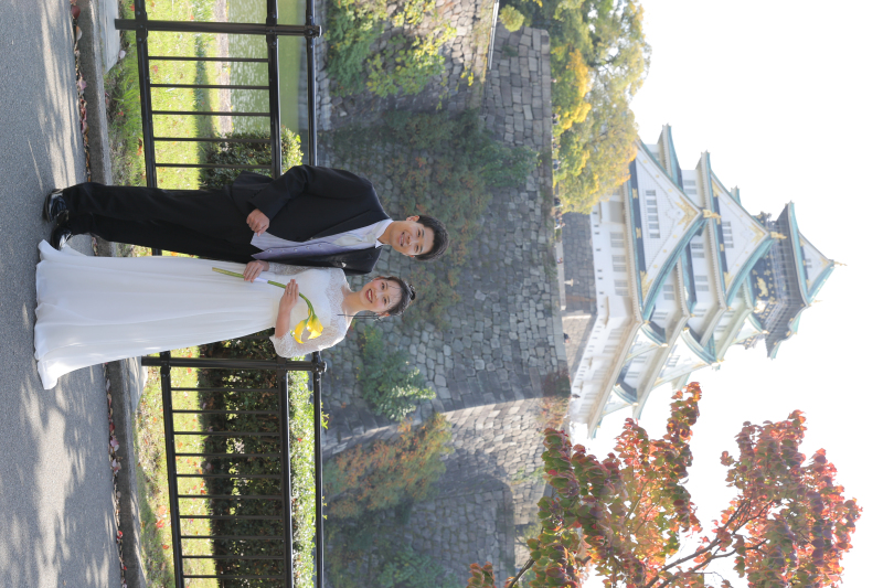 大阪城公園でも!