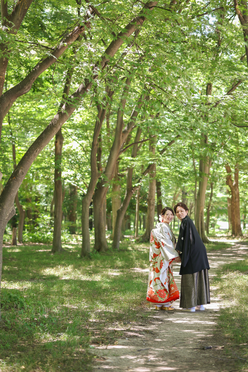 振り向きショット