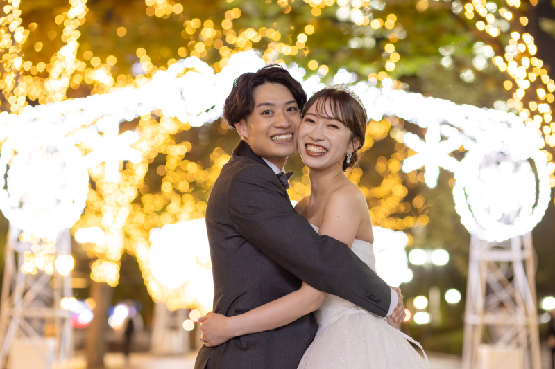 最後は、ギュッ！