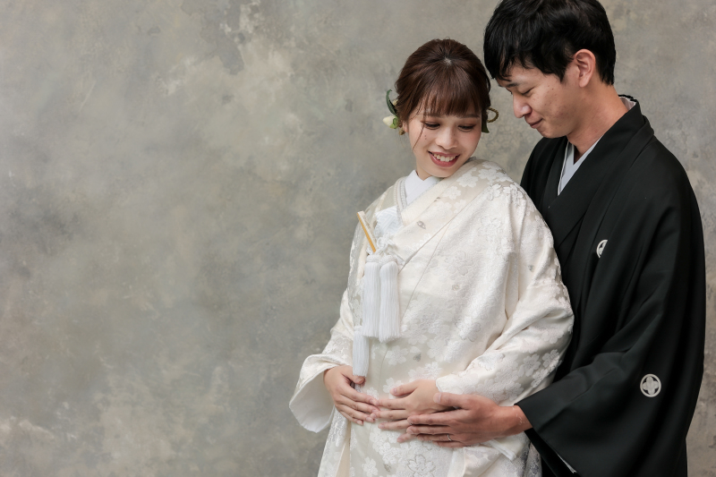 お腹にいるお子さんと3人での撮影