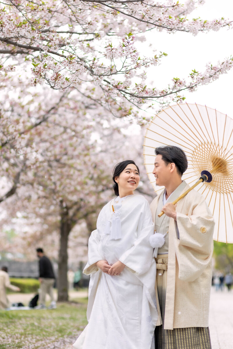 桜×和装