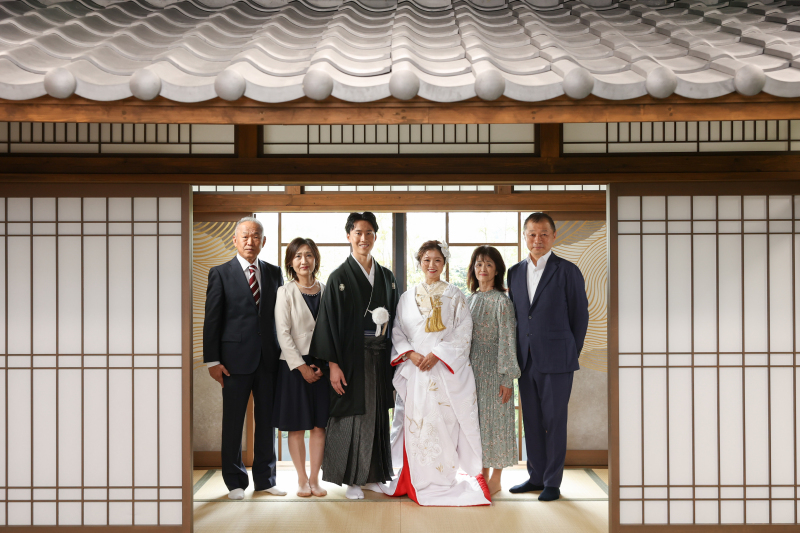 両家家族で集合!