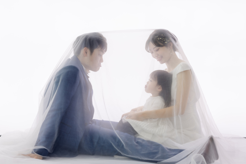 ベールには3人でも入っちゃいます