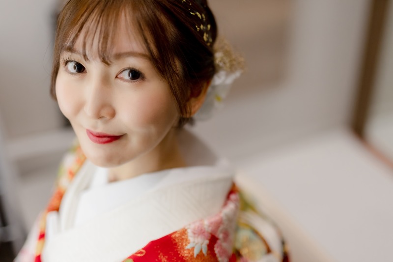 可愛らしいお支度姿も