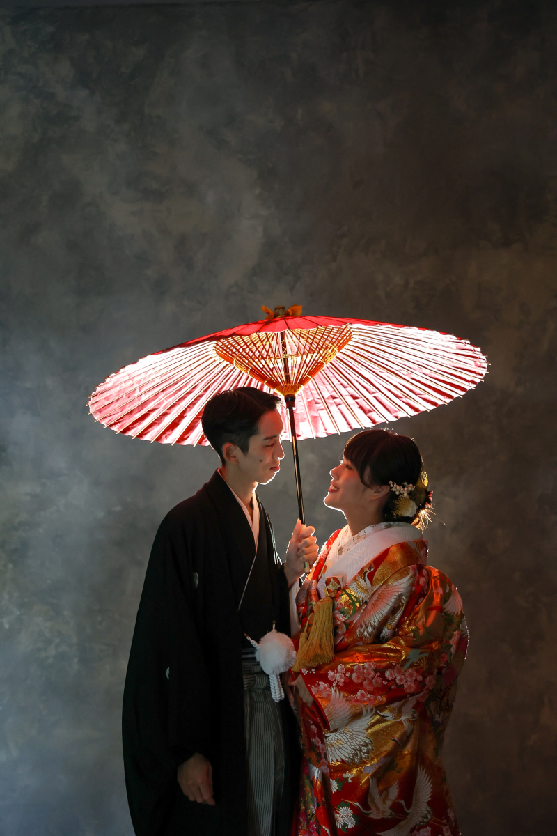 番傘をさして・・・