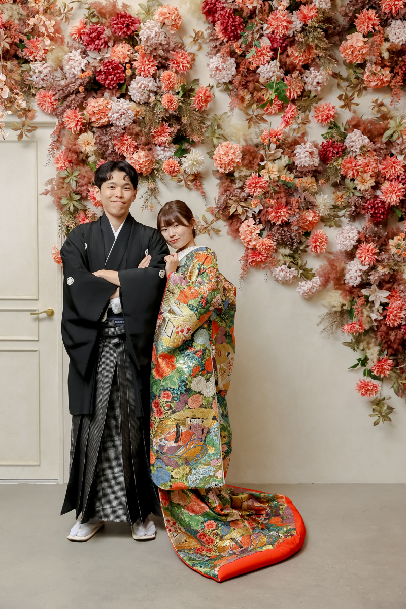 華やかな背景で！