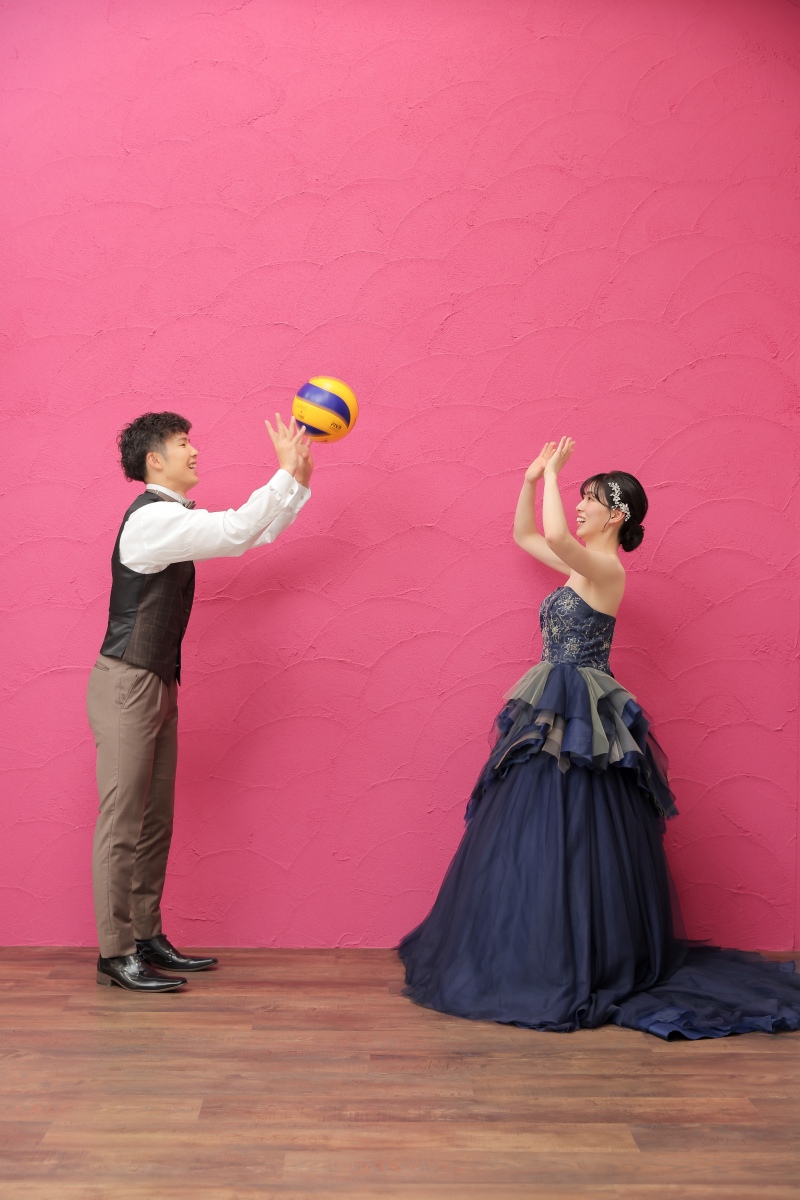 バレーボールをトス！