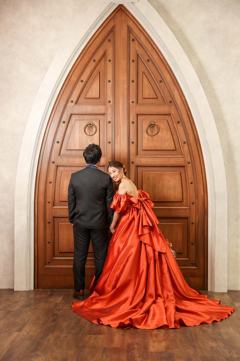 テラコッタドレスにお色直し♡