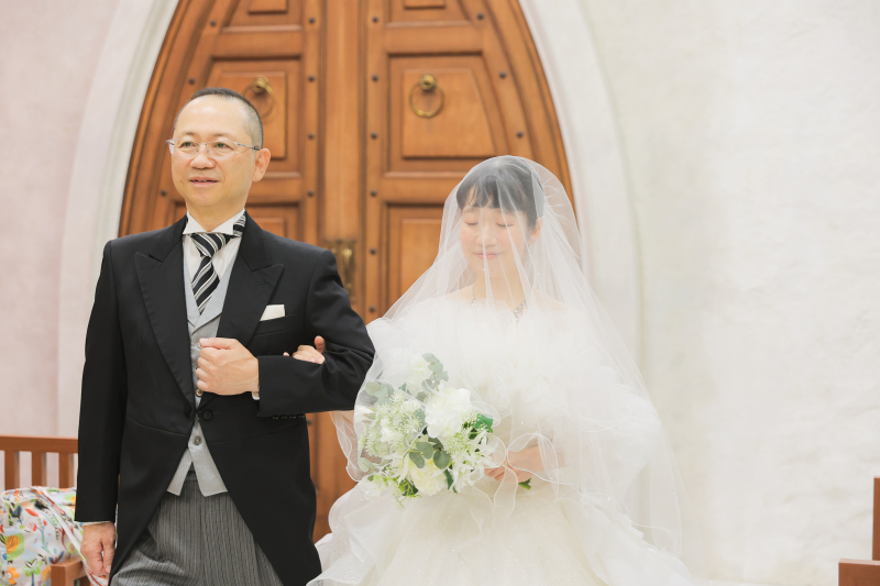 バージンロードはお父様と