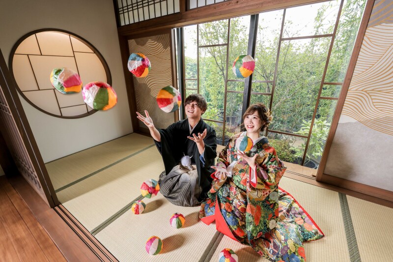 紙風船で笑顔満開！☺︎