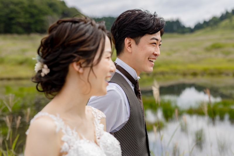 自然な表情を残したカット