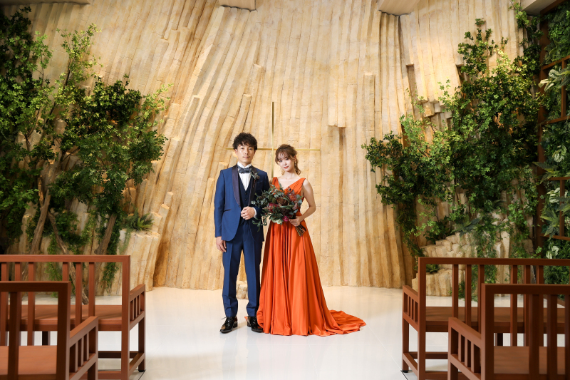 本格的なチャペルで、撮るだけでなく愛を誓う時間に