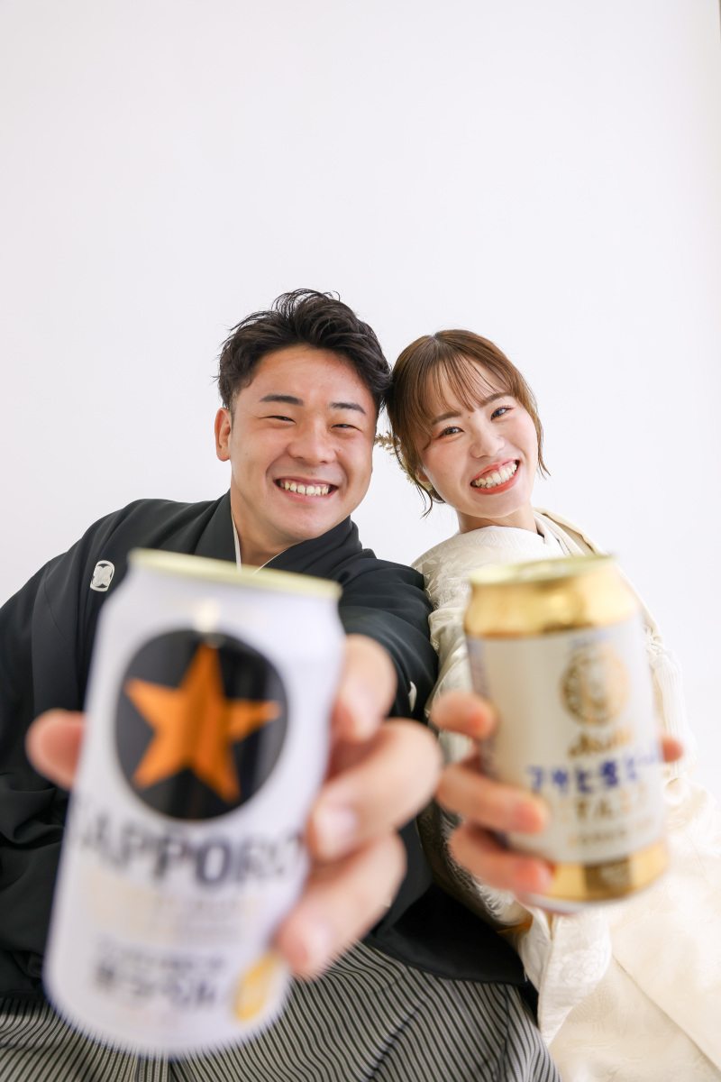 お二人の好きなものと一緒に♪