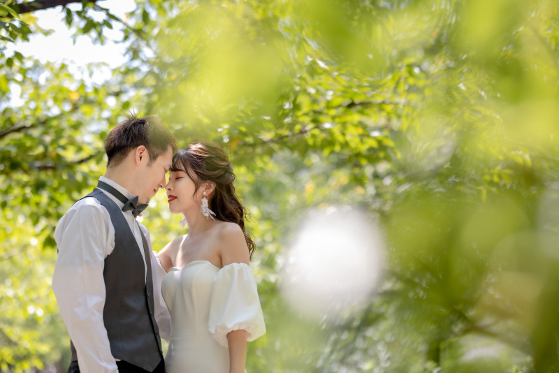 緑豊かな自然の中で撮影できました