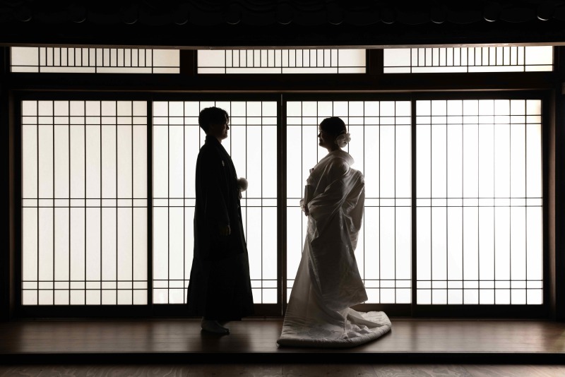 シルエットショット。