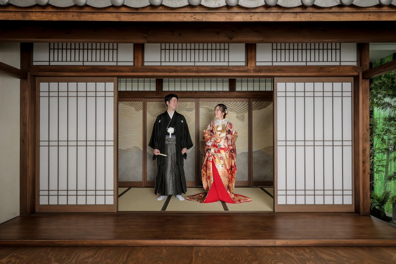 お2人の立ち姿も。