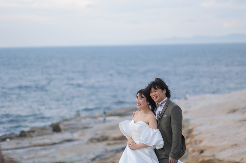 ギュッと寄り添って