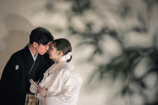 【和装洋装スタジオプラン】しっとりとした雰囲気で。