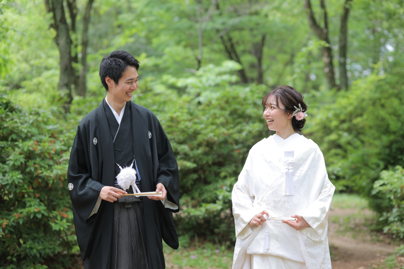 新婦さんの真似してみたり…