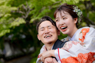和装でのロケーションフォトを満喫♪