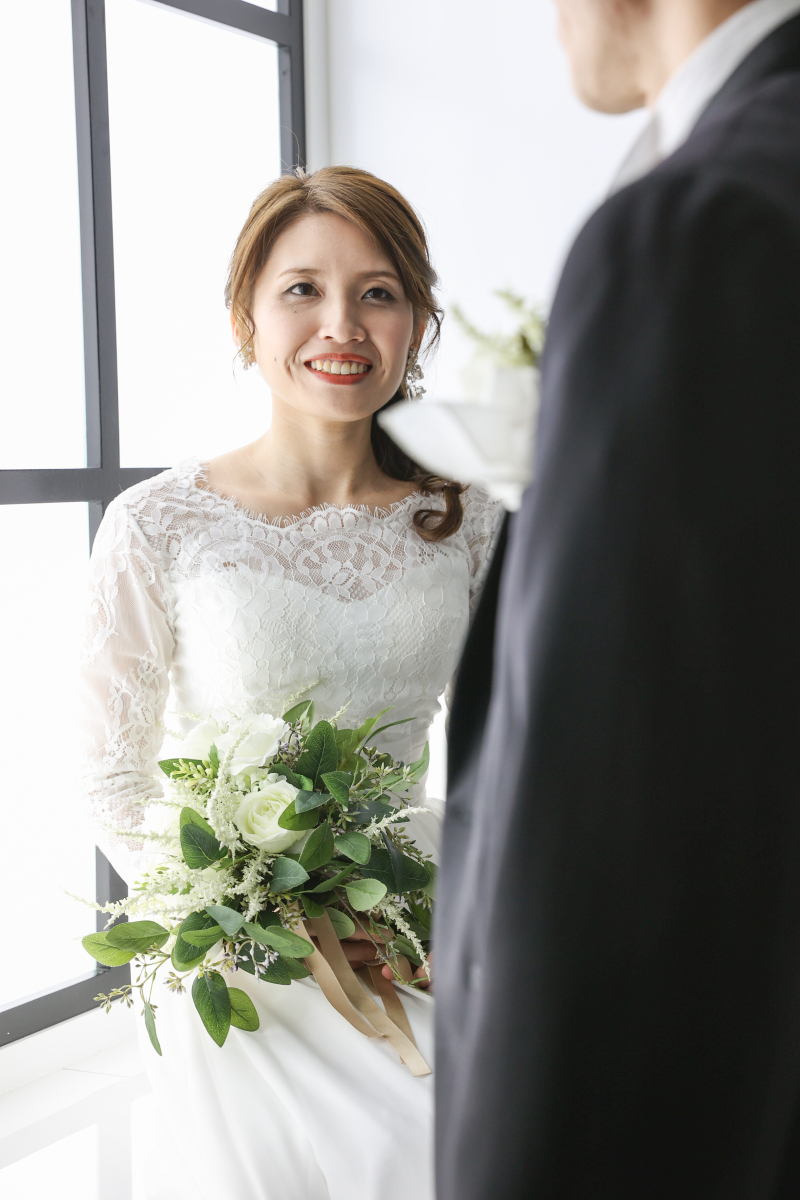新婦さまお1人ショット
