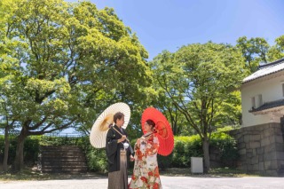【和装ロケーションプラン】大阪城公園を思い出の場所に♪