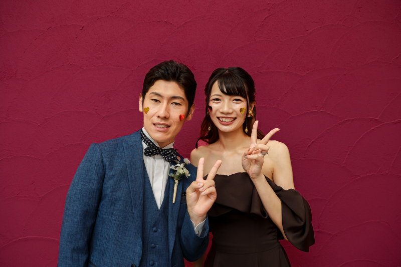 ほっぺにハート♡