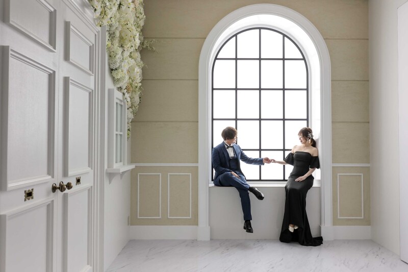 韓国窓とお二人。ロマンティックな雰囲気を…