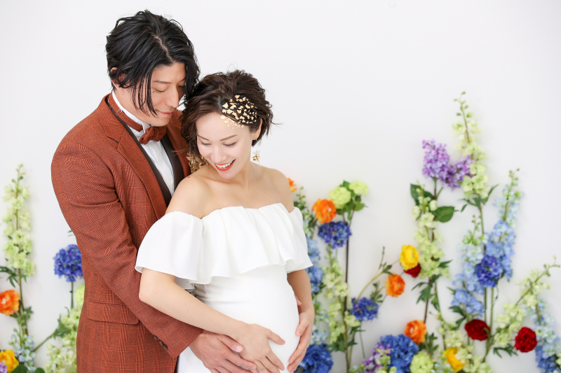 【洋装スタジオプラン】マタニティフォト。