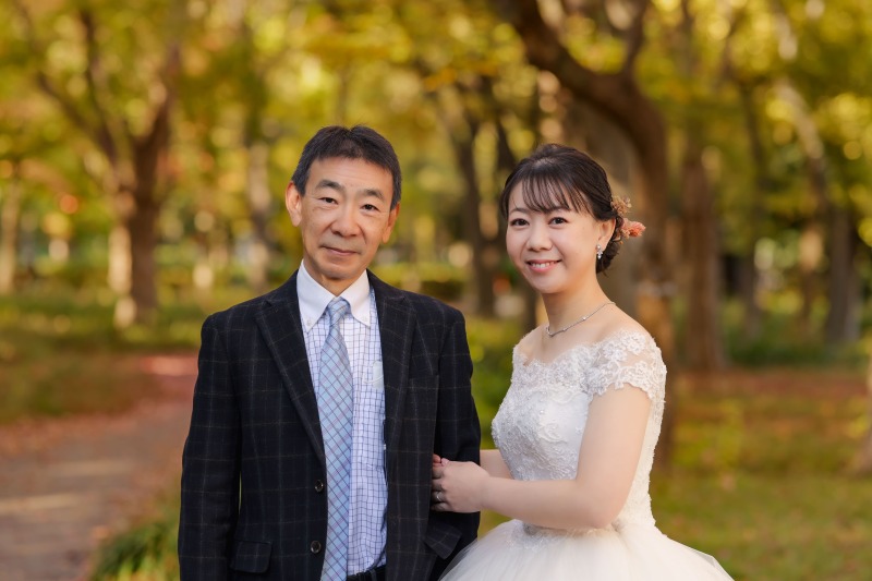 お父様と一緒に