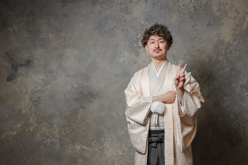 新郎さまお1人ショット。