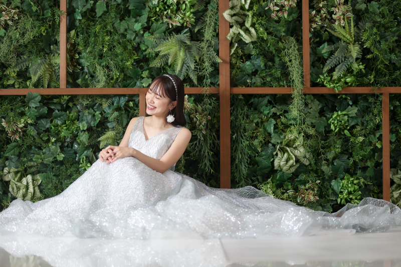 光に照らされて輝く笑顔！