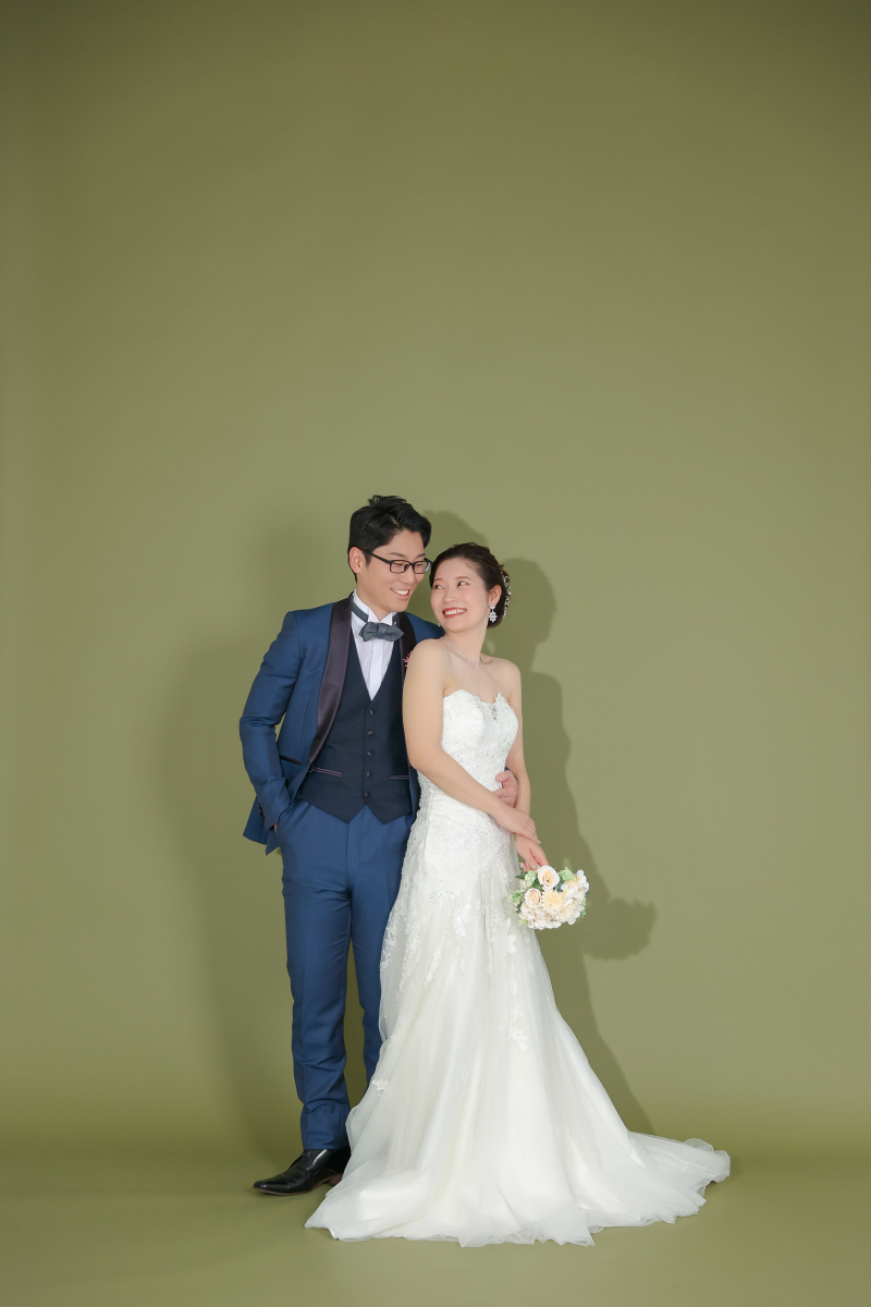 シンプル背景での一枚！