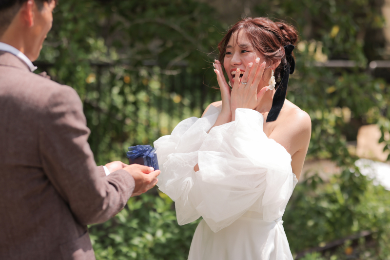 サプライズ風ショット