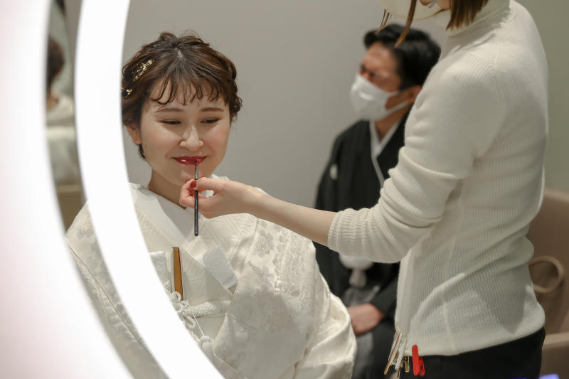 笑顔溢れるお支度