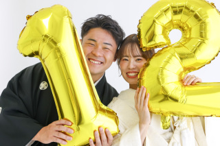 【和装スタジオプラン】アイテムでお二人らしく撮影！