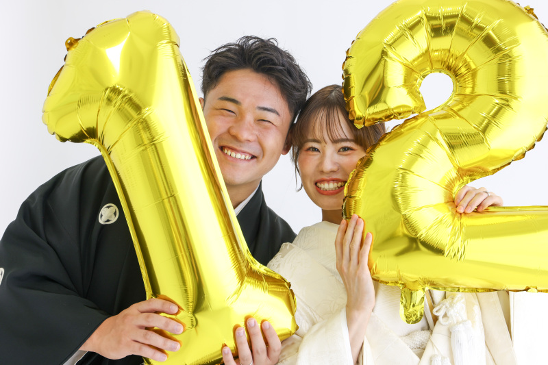 【和装スタジオプラン】アイテムでお二人らしく撮影！