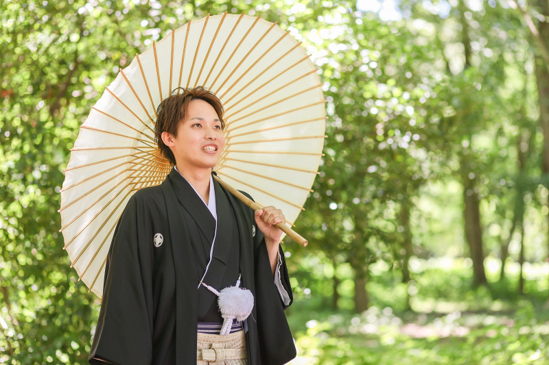 新郎さまお一人ショット