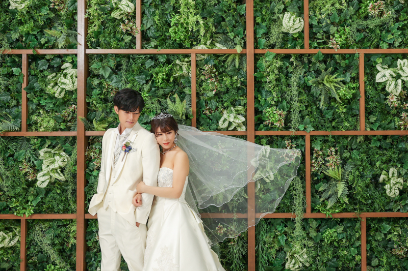 ベールを使って。