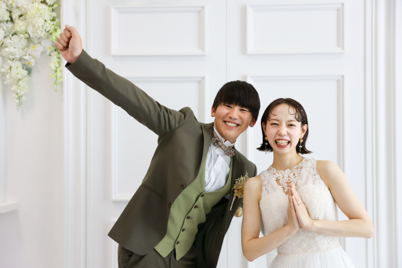 笑顔が素敵なお二人