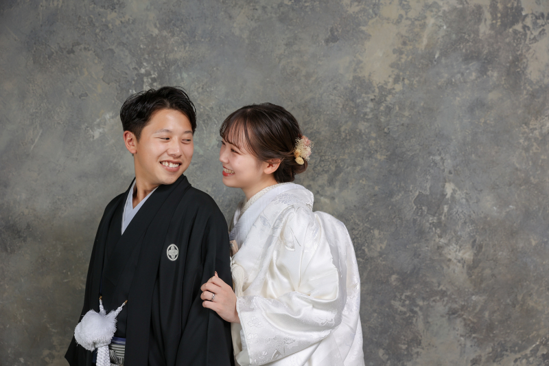 【和装洋装スタジオ】お二人の大切な1日。