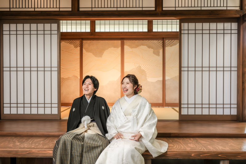 本格的な庭園でお二人でゆったりと